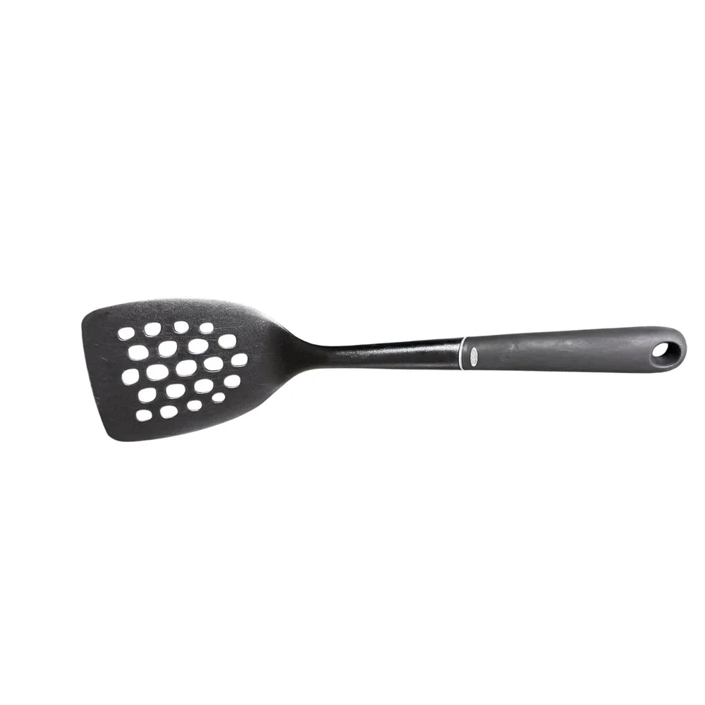 OXO Good Grips Black Nylon Slotted Turner Spatula Non-Stick Safe Heat Resistant
